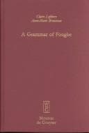 Tapa de A grammar of Fongbe