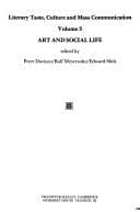 Tapa de Art and Social Life