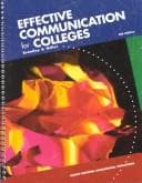 Tapa de Effective communication for colleges