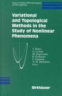 Tapa de Variational and Topological Methods in the Study of Nonlinear Phenomena (Progress in Nonlinear Differential Equations and Their Applications)