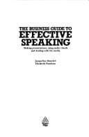 Tapa de Business Guide to Effective Speaking