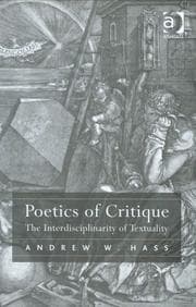 Tapa de Poetics of critique