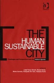 Tapa de The human sustainable city