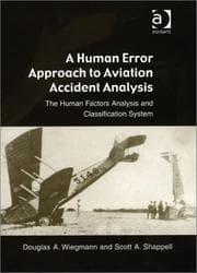 Tapa de Human Error Approach to Aviation Accident Analysis