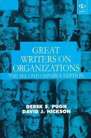 Tapa de Great writers on organizations
