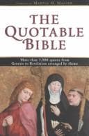Tapa de The quotable Bible