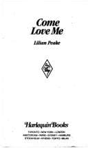 Tapa de Come Love Me