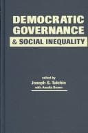 Tapa de Democratic Governance and Social Inequality