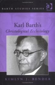 Tapa de Karl Barth's Christological Ecclesiology (Barth Studies) (Barth Studies) (Barth Studies)