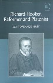 Tapa de Richard Hooker, Reformer And Platonist