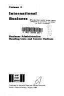 Tapa de International Business