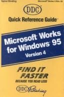 Tapa de Microsoft Works for Windows 95: Version 4