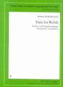 Tapa de Time For Words