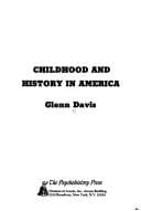 Tapa de Childhood and History in America