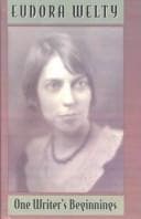 Tapa de One Writer's Beginnings (William E. Massey, Sr. Lectures in the History of American C)