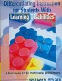 Tapa de Differentiating Instruction for Students With Learning Disabilities (Multimedia Kit)