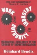 Tapa de Work and Authority in Industry