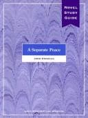 Tapa de A Study Guide to a Separate Peace