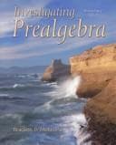 Tapa de Investigating prealgebra