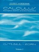 Tapa de Calculus from graphical, numerical, and symbolic points of view