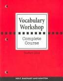 Tapa de Vocabulary Workshop