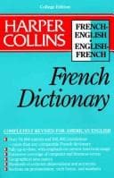 Tapa de Harper Collins French Dictionary/French-English/English-French/College Edition