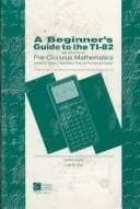 Tapa de A Beginner's Guide to the Ti-82 With Emphasis on Pre-Calculus Mathematics