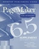 Tapa de Desktop publishing using PageMaker 6.5 for Windows