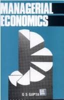 Tapa de Managerial Economics