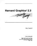 Tapa de Harvard Graphics 2.3 Made Easy