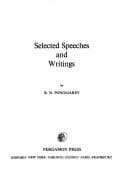 Tapa de Selected speeches and writings