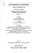 Tapa de Automatic Control 1990, Volume Volume IV (International Federation of Automatic Control World Congress//Proceedings)