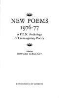 Tapa de New Poems