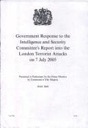 Tapa de Government response to the Intelligence and Security Committee's report into the London terrorist attacks on 7 July 2005