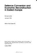 Tapa de Defence Conversion and Economic Reconstruction in Eastern Europe