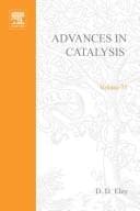 Tapa de Advances in catalysis