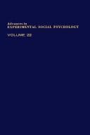Tapa de Advances in Experimental Social Psychology