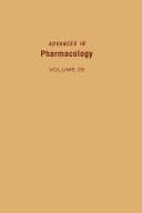 Tapa de Advances in pharmacology