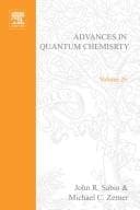 Tapa de Advances in quantum chemistry