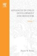 Tapa de Advances in Child Development and Behavior