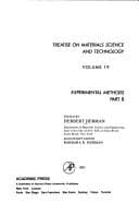 Tapa de Treatise on Materials Science and Technology Vol. 19, Pt. A