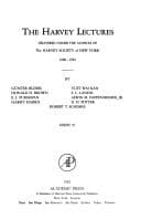 Tapa de The Harvey lectures