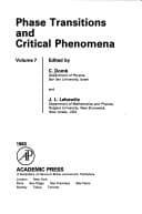 Tapa de Phase transitions and critical phenomena.