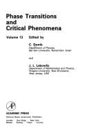 Tapa de Phase transitions and critical phenomena.