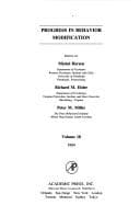 Tapa de Progress in Behavior Modification