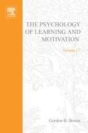 Tapa de Psychology of Learning and Motivation, Vol 17 (Psychology of Learning and Motivation)