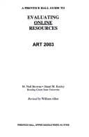 Tapa de A Prentice Hall guide to evaluating online resources