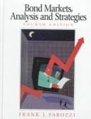 Tapa de *BOND MARKETS ANALYSIS STRT***