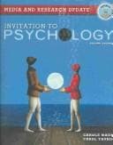 Tapa de Invitation to Psychology, Media and Research