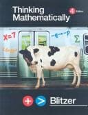 Tapa de Thinking Mathematically